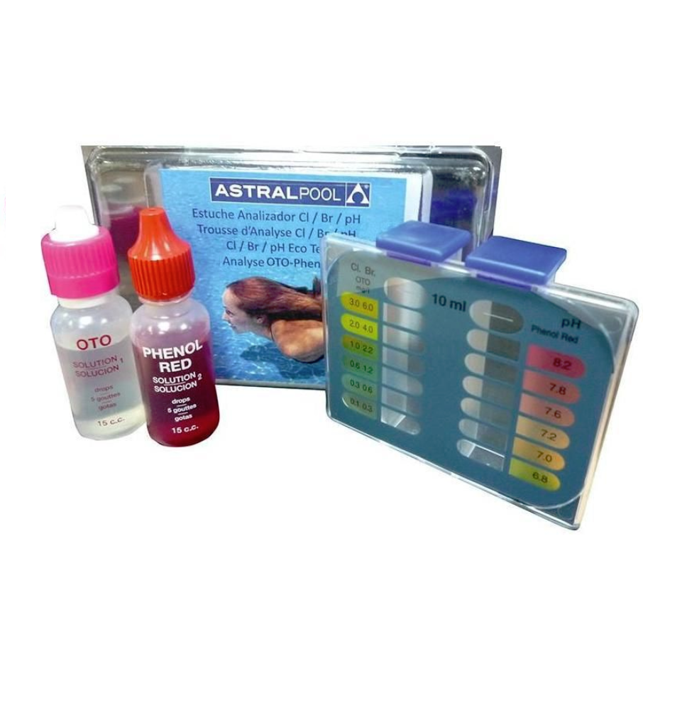 ASTRAL ESTUCHE ANALIZADOR CLORO TOTAL Y PH-GOTAS-