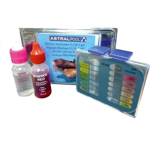 ASTRAL ESTUCHE ANALIZADOR CLORO TOTAL Y PH-GOTAS-