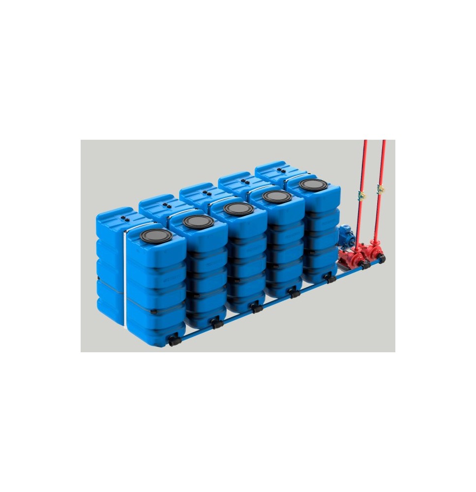 SCHUTZ PACK ALJIBE AQUABLOCK XL 5X2400 LTRS CON ACCESORIOS -KIT 12M3-