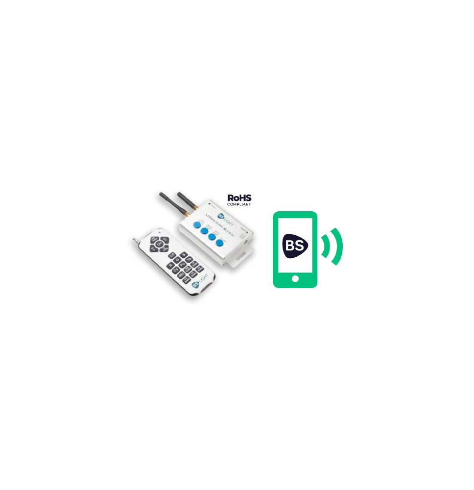 BSLIGHT CONTROLADOR RGB16 BLUETOOTH CON RF -APP-
