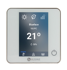 AIRZONE TTO CENT INTELIGENTE COLOR AIRZONE BLUEFACE 8Z BLANCO -ZERO-