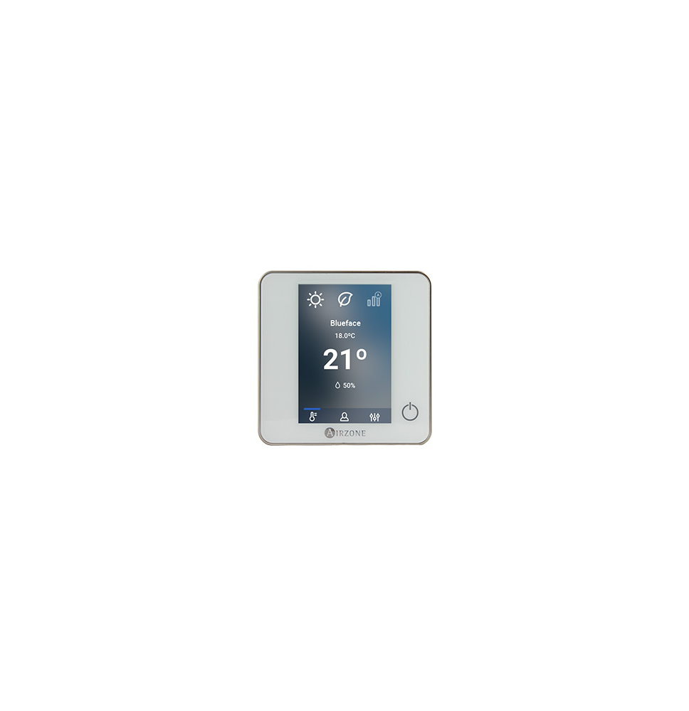 AIRZONE TTO CENT INTELIGENTE COLOR AIRZONE BLUEFACE 8Z BLANCO -ZERO-