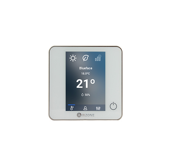 AIRZONE TTO CENT INTELIGENTE COLOR AIRZONE BLUEFACE 8Z BLANCO -ZERO-