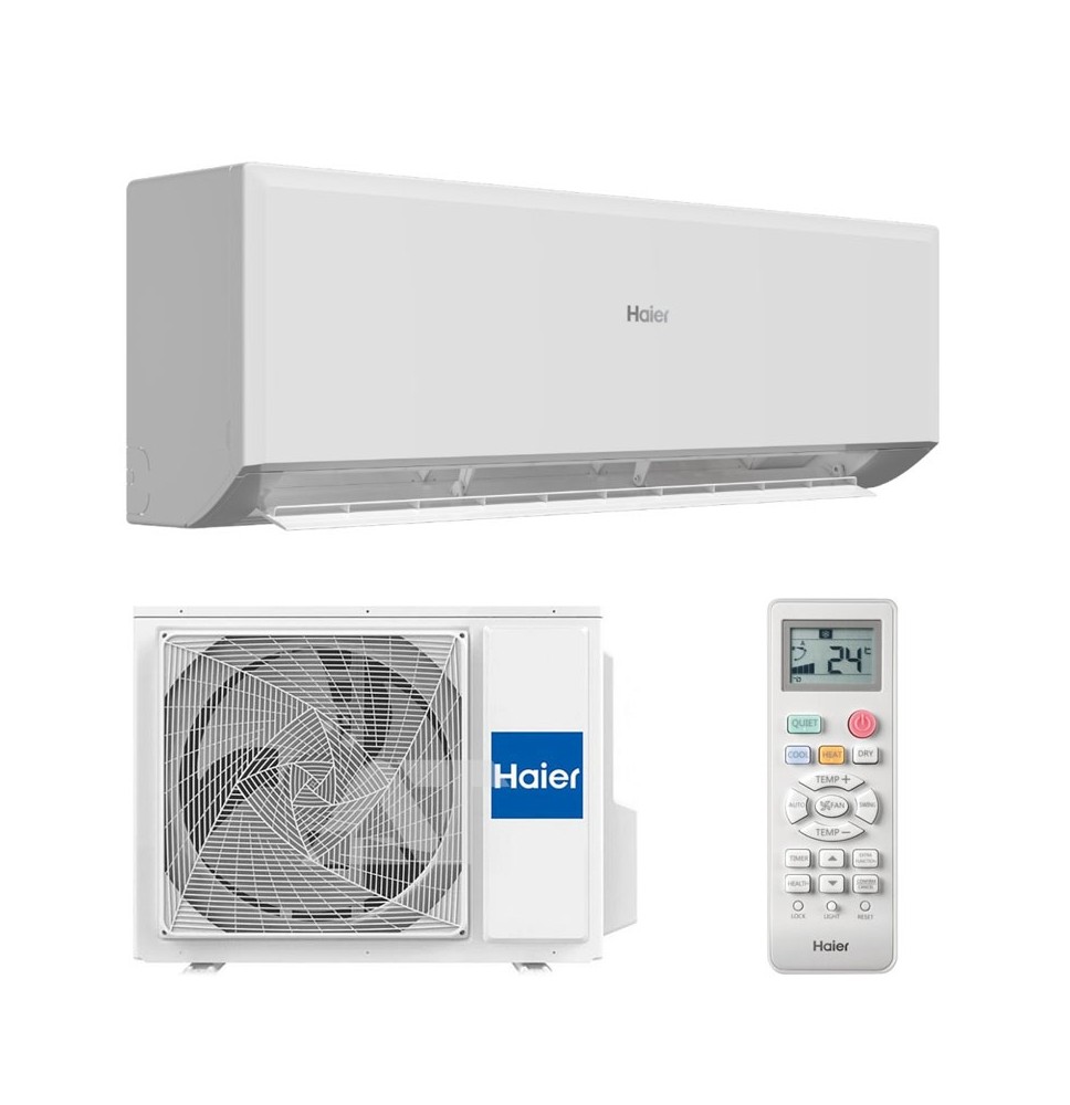 HAIER CONJUNTO SPLIT INVERTER MOD GEOS-R- 35 POTFRIG-CALOR-3500-3900 W- A---A--- -KIT-