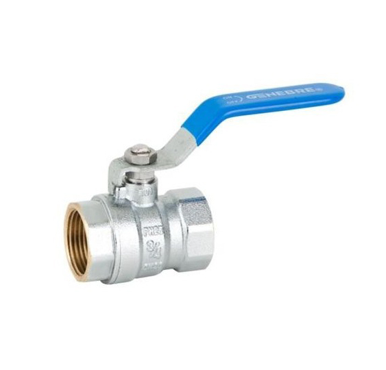 VALVULA ESFERA ROSCAR H-H 1-4-- PALANCA AZUL PN25 PASO TOTAL