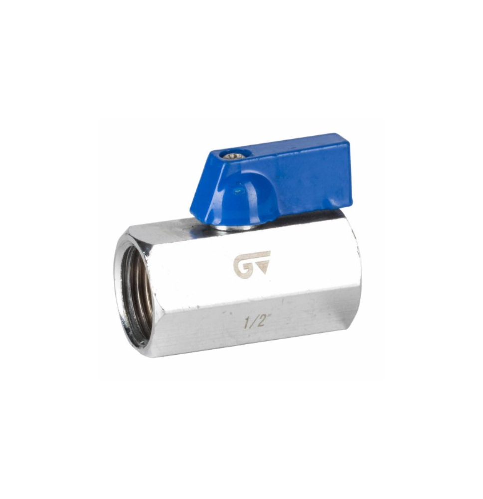 VALVULA ESFERA ROSCAR H-H 1-4-- MINI -AZUL-