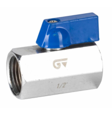 VALVULA ESFERA ROSCAR H-H 1-8-- MINI -AZUL-