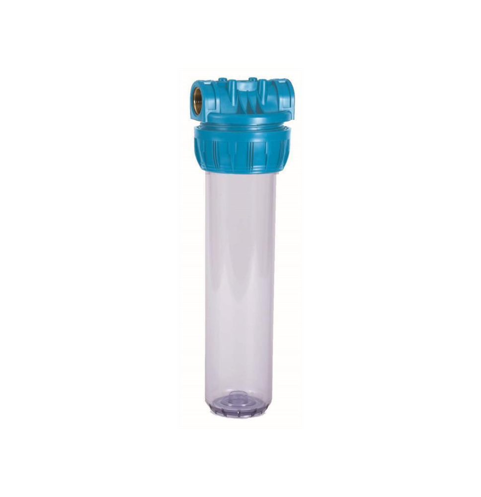 VASO CONTENEDOR PORTACARTUCHO TRANSPARENTE 10-- ROSCA LATON 1--
