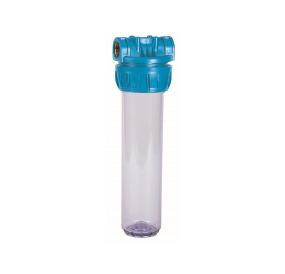 VASO CONTENEDOR PORTACARTUCHO TRANSPARENTE 10-- ROSCA LATON 1--