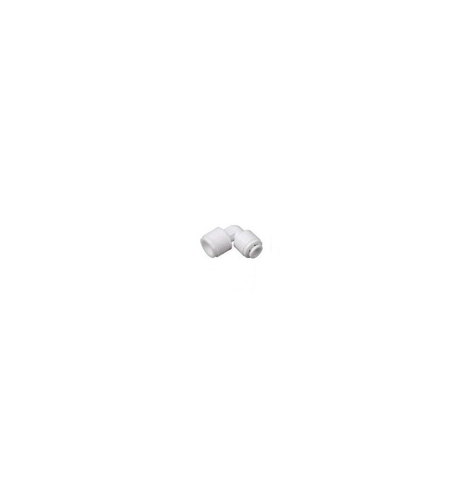 CONECTOR OSMOSIS CODO - 3-8 QUICK - 1-4 ROSCA MACHO