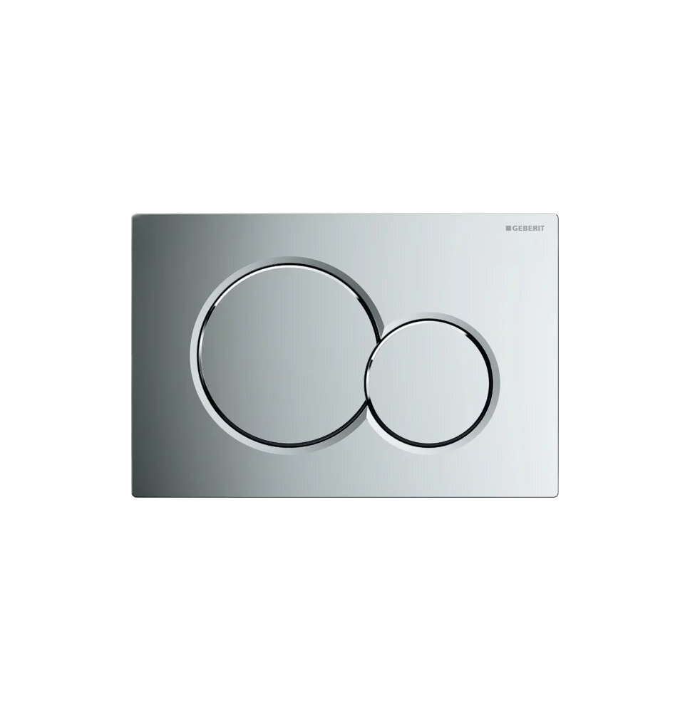 GEBERIT PULSADOR SIGMA01- PARA DOBLE DESCARGA- CROMADO BRILLANTE