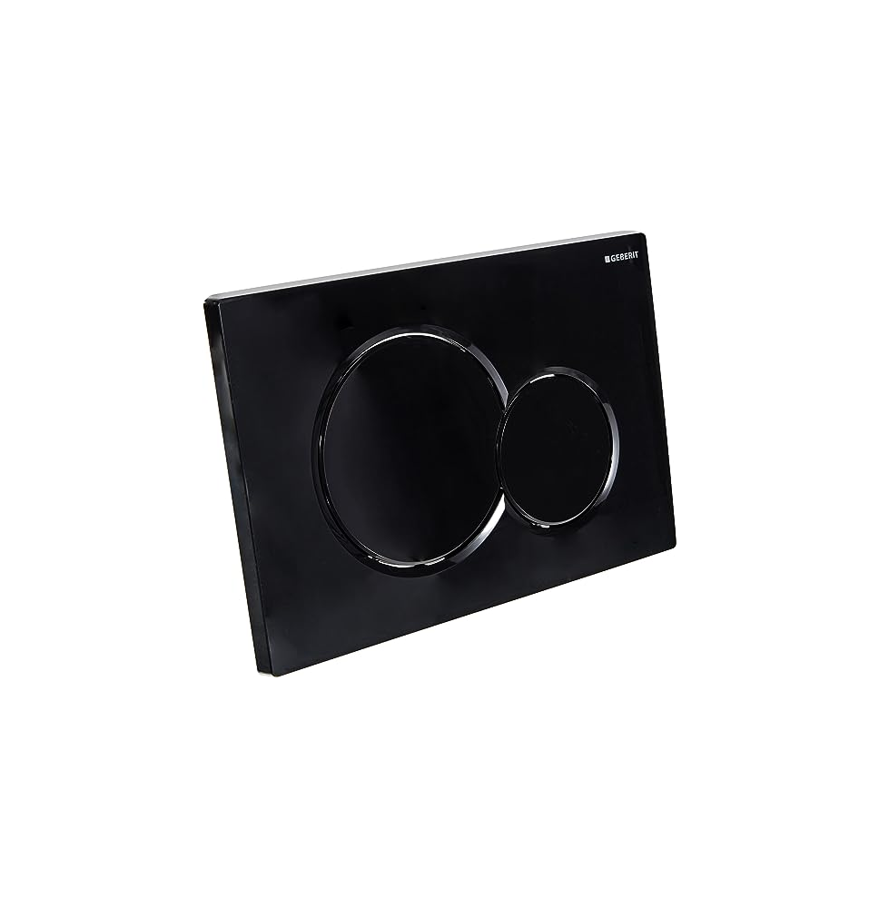 GEBERIT PULSADOR SIGMA01- PARA DOBLE DESCARGA- NEGRO INTENSO RAL 9005