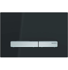 GEBERIT PULSADOR SIGMA50- PARA DOBLE DESCARGA- NEGRO INTENSO RAL 9005