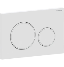 GEBERIT PULSADOR SIGMA20- DOBLE DESCARGA- NEGRO MATE LACADO-FÁCIL DE LIMPIAR- NEGRO