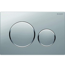 GEBERIT PULSADOR SIGMA20 PARA DOBLE DESCARGA CROMADO BRILLANTE- CROMADO MATE