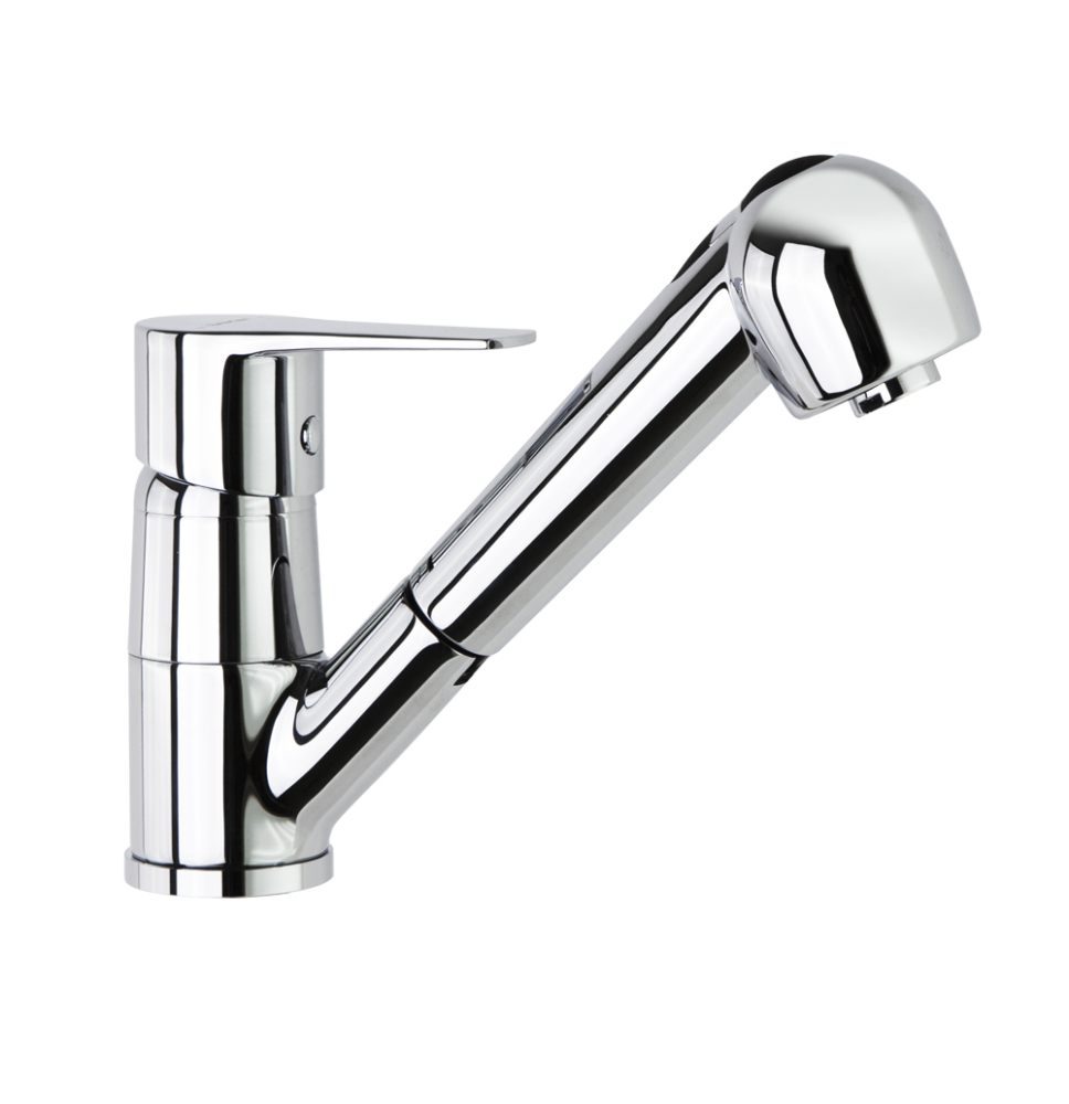 RAMON SOLER TITANIUM MONOMANDO PARA FREGADERO EXTRAIBLE CON SISTEMA S2 CROMO