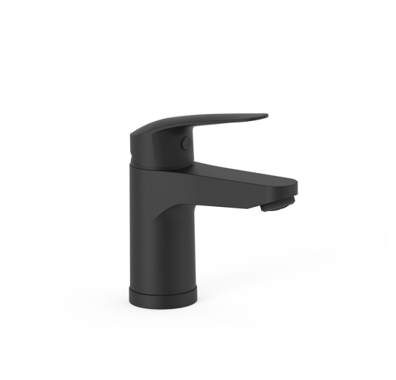 TRES ESSENTIAL BASE PLUS MONOMANDO PARA LAVABO NEGRO MATE