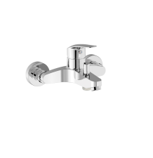 TRES BASE PLUS MONOMANDO MURAL PARA BAÑERA Y DUCHA SIN COMPLEMENTOS CROMO