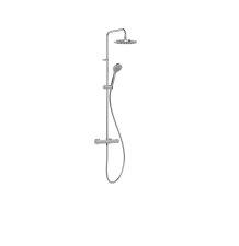 TRES BASE PLUS CONJUNTO TERMOSTATICO MURAL DE 2 VIAS PARA DUCHA- ROCIADOR DE DUCHA ORIENTABLE- Ø 250 MM CROMO