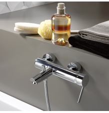 RAMON SOLER DRAKO MONOMANDO DE BAÑO-DUCHA CON EQUIPO DE DUCHA CROMADO