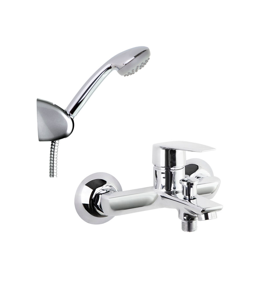 RAMON SOLER CIVIC CONJUNTO MONOMANDO DE BAÑO-DUCHA CON EQUIPO DE DUCHA VP CROMO