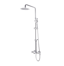 RAMON SOLER BLAUTHERM COLUMNA DE BAÑO-DUCHA TELESCOPICA MONOMANDO ROCIADOR D300MM CROMADO