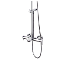 RAMON SOLER BLAUTHERM COLUMNA DE BAÑO-DUCHA TELESCOPICA MONOMANDO ROCIADOR D300MM CROMADO