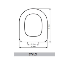 GALA ASIENTO FIJO STYLO BLANCO