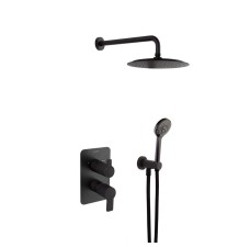 RAMON SOLER KIT BLAUTHERM MONOM EMPOT 2 V -SOPORTE -TOMA AGUA- TELEDUCHA- ROCIADOR 240MM CROMO