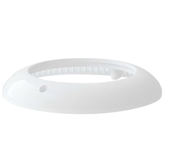 BSLIGHT EMBELLECEDOR ABS BLANCO SUPERFICIE PARA BOMBILLA PLANA PAR56 Ø250 X 40MM