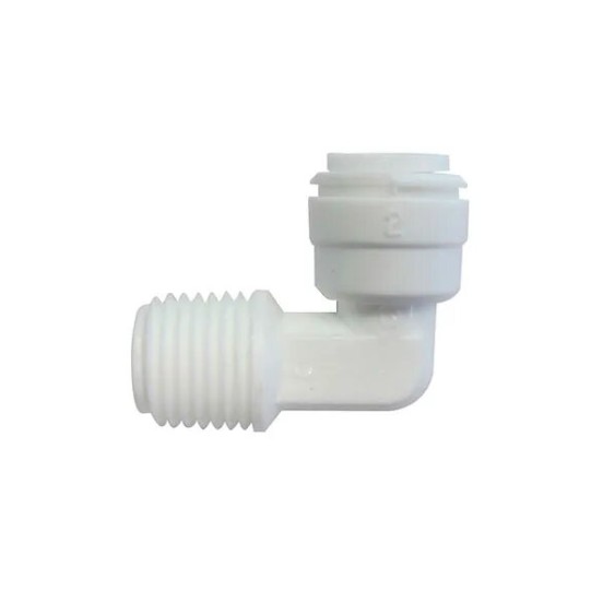 CONECTOR OSMOSIS CODO - 1-4 QUICK - 1-4 ROSCA MACHO