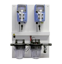 PANEL DE DOSIFICACION CON BOMBA PH Y CLORO