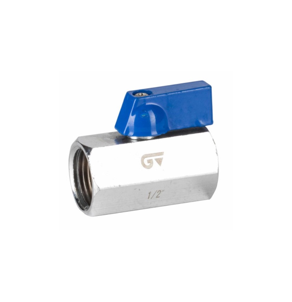 VALVULA ESFERA ROSCAR H-H 1-4-- MINI -AZUL-