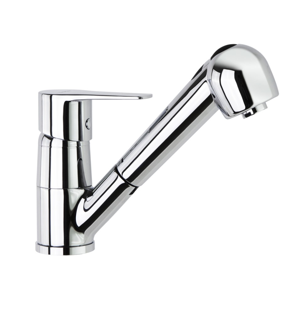 RAMON SOLER TITANIUM MONOMANDO PARA FREGADERO EXTRAIBLE CON SISTEMA S2 CROMO
