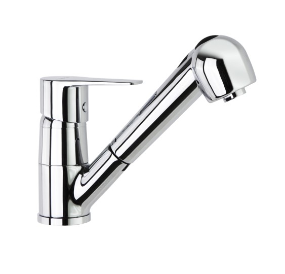 RAMON SOLER TITANIUM MONOMANDO PARA FREGADERO EXTRAIBLE CON SISTEMA S2 CROMO