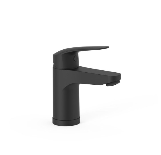 TRES ESSENTIAL BASE PLUS MONOMANDO PARA LAVABO NEGRO MATE