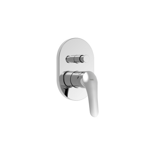TRES BASE PLUS MONOMANDO EMPOTRADO DE 2 VIAS PARA BAÑERA Y DUCHA CROMO