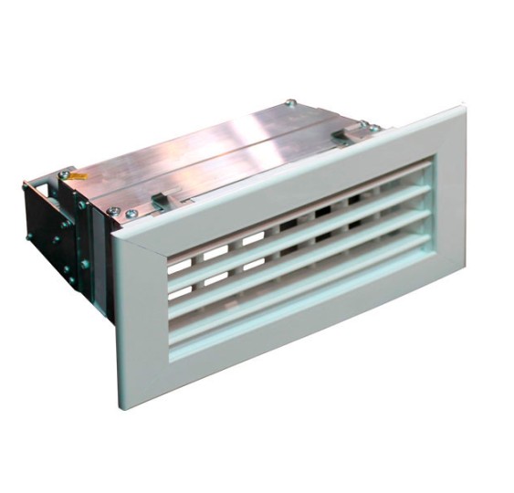 AIRZONE REJILLA + COMPUERTA MOTORIZADA RDHV800 X 150 CLIP BLANCA