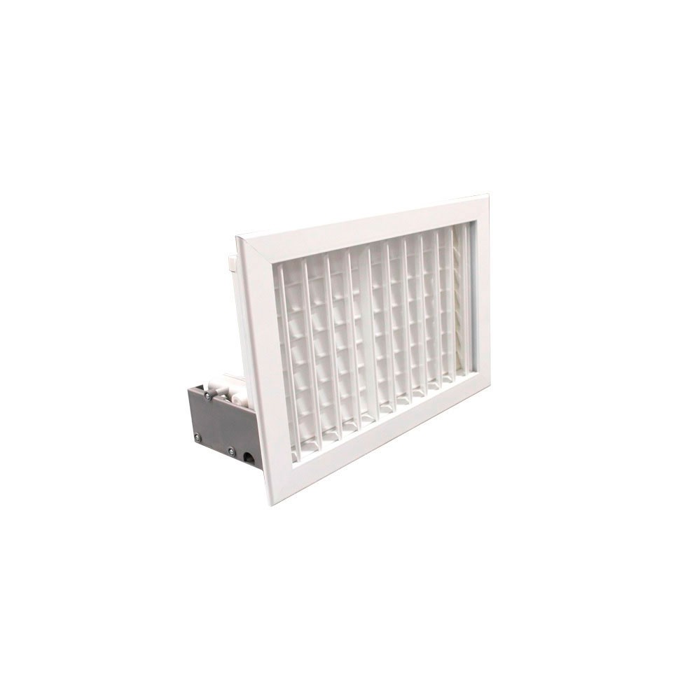AIRZONE REJILLA INTELIGENTE DOBLE AIRZONE MOTOR 350x150 BL CLIP