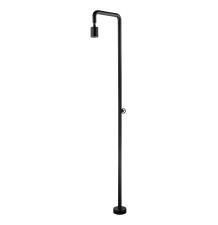 POOLIMEX DUCHA EXTERIOR SERIE POOL ACERO S316 ANTICORROSION ACABADO NEGRO MATE