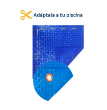 UD CUBIERTA ISOTÉRMICA BURBUJA OXO 400 MICRAS MEDIDAS 10X5m (ORILLO EN UN ANCHO CON OJALES)