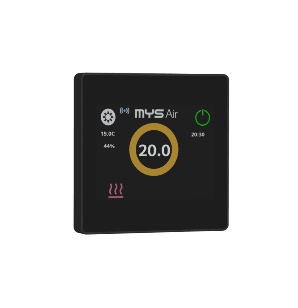 MYSAIR TERMOSTATO TACTIL COLOR. NEGRO. CABLE
